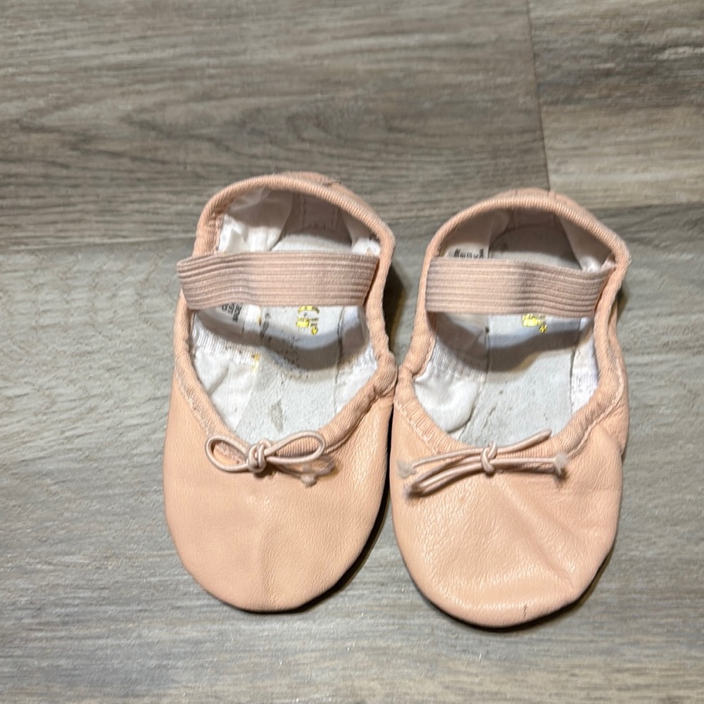 Bloch Pink Ballet Slippers with Elastic Straps